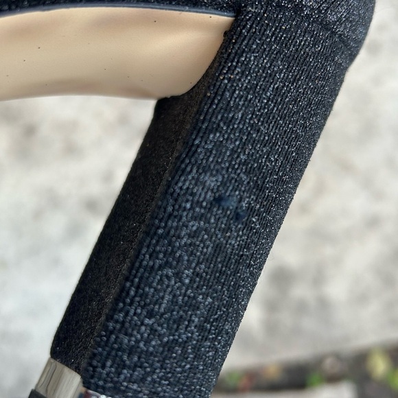 Michael Michael Kors Mandy Black Glitter Stretch-Knit Ankle Boot, size 10 - Picture 12 of 13